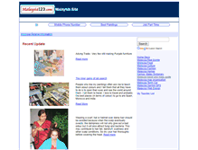 Tablet Screenshot of malaysia123.com